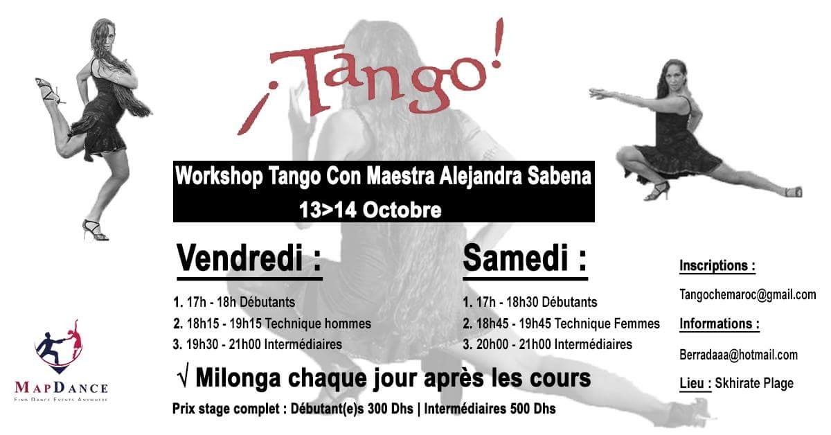 Tango lessons at Rabat – Maroc 2017